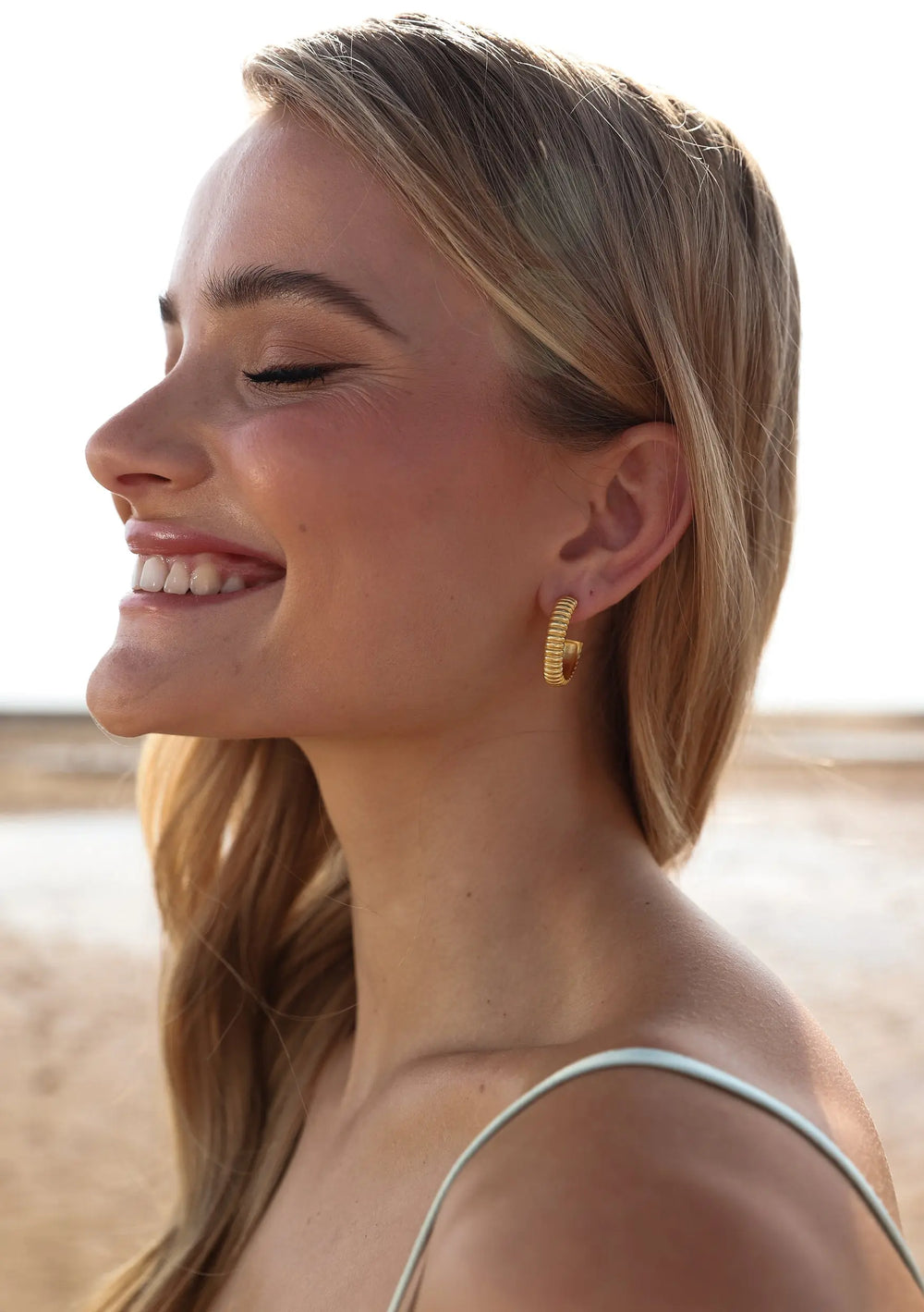 DAWN EARRINGS 18K GOLD Lolaknightofficial