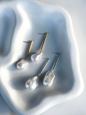 
                  
                    Load image into Gallery viewer, Edie 18ct Gold Earrings - Bridal Jewellery in Australia
                  
                