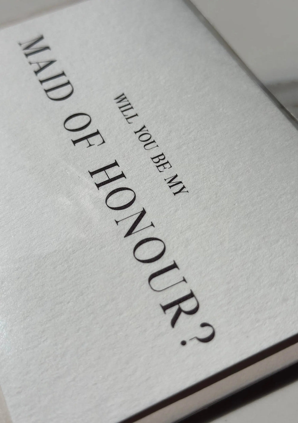 MAID OF HONOUR CARD Lolaknightofficial