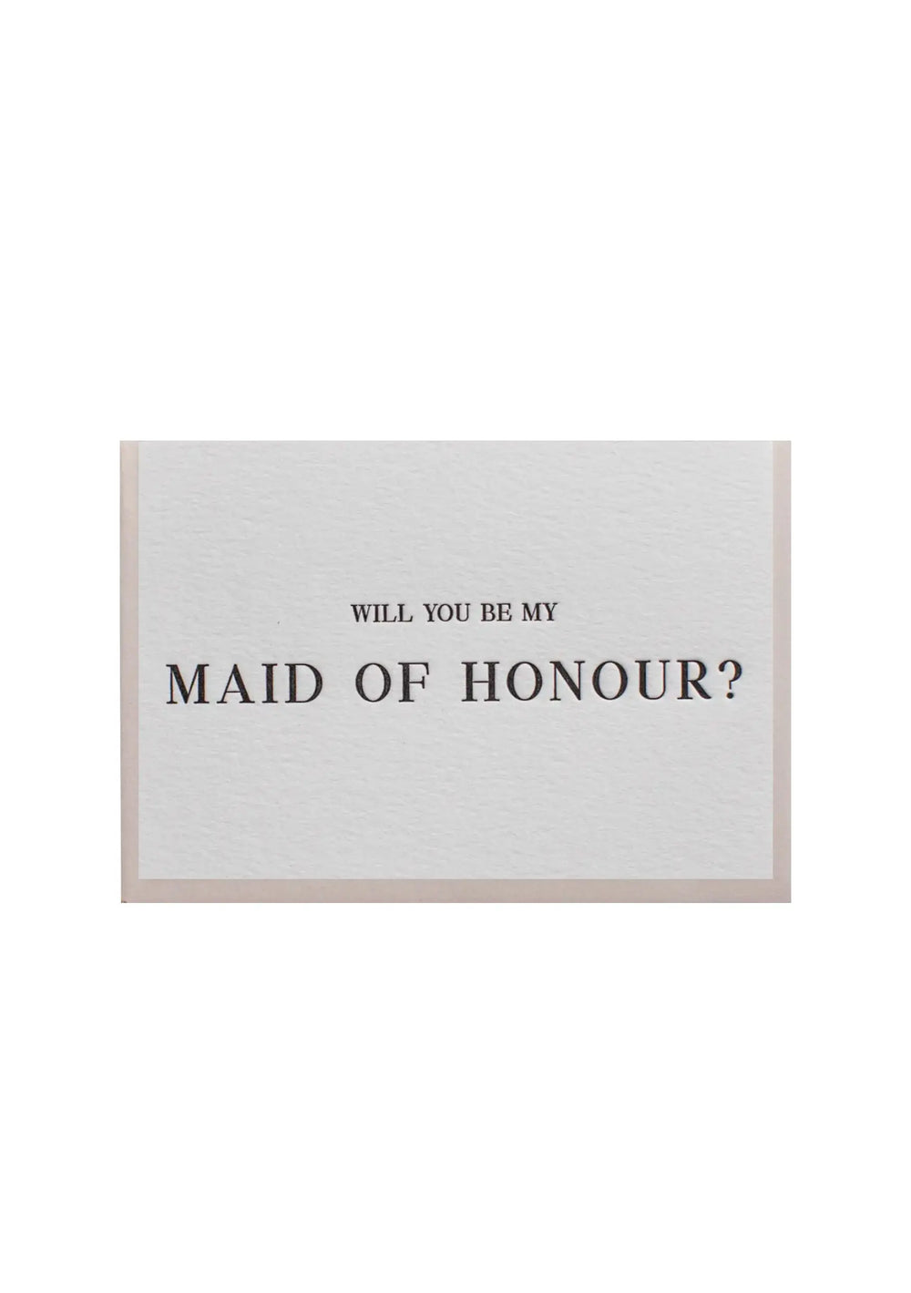 MAID OF HONOUR CARD Lolaknightofficial