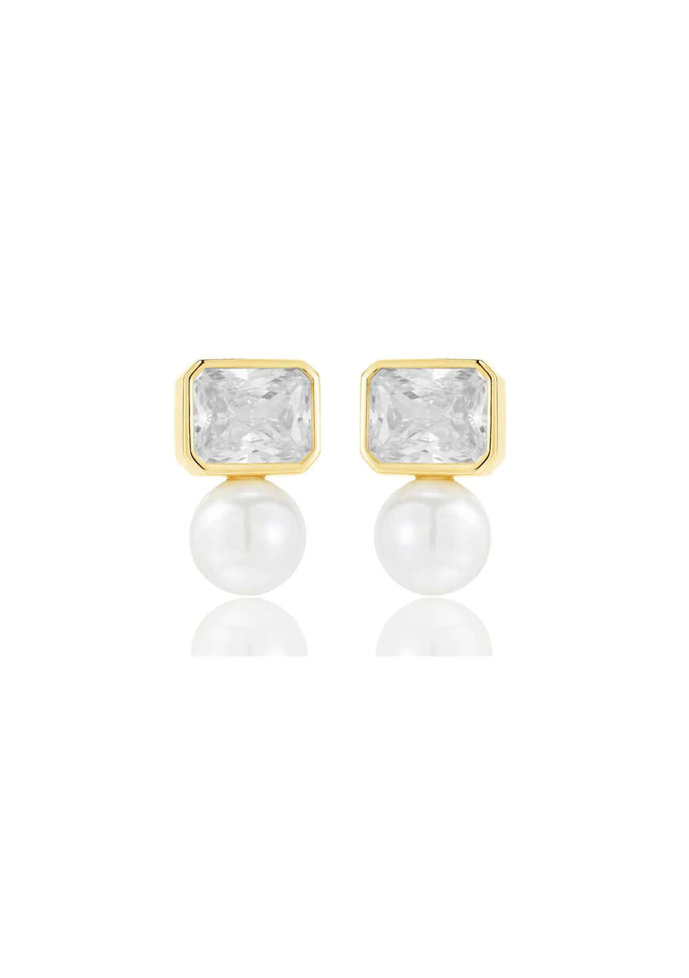 PAMOLA PEARL DROP BRIDAL EARRINGS 18K GOLD Lolaknightofficial