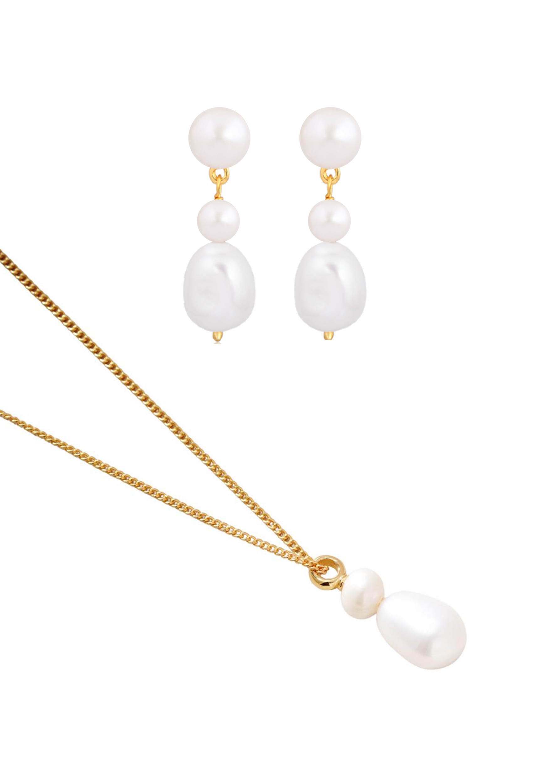HOLLY & LUCIA BRIDAL SET GOLD