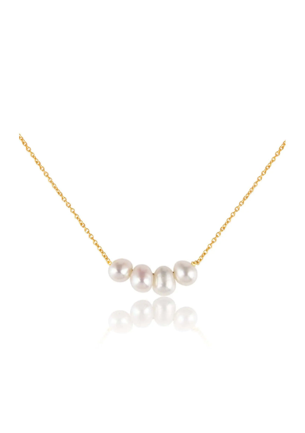 POPPY PEARL NECKLACE 18K GOLD Lolaknightofficial