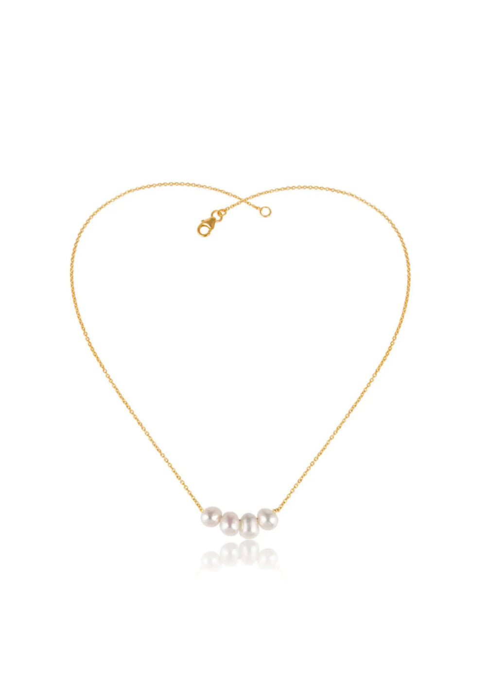 POPPY PEARL NECKLACE 18K GOLD Lolaknightofficial