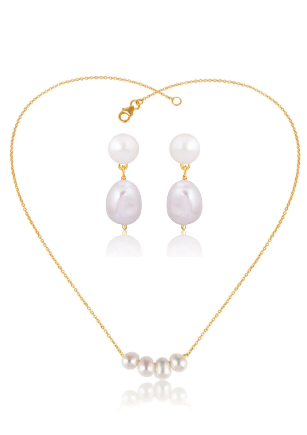 POPPY & AUDREY BRIDAL SET 18K GOLD Lolaknightofficial