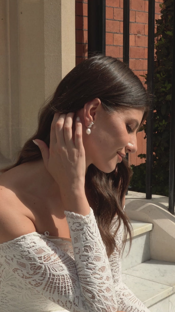 
                  
                    Load and play video in Gallery viewer, wedding earrings
                  
                