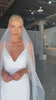 Brielle - Elegant Pearl Wedding Veil & Bridal Jewellery