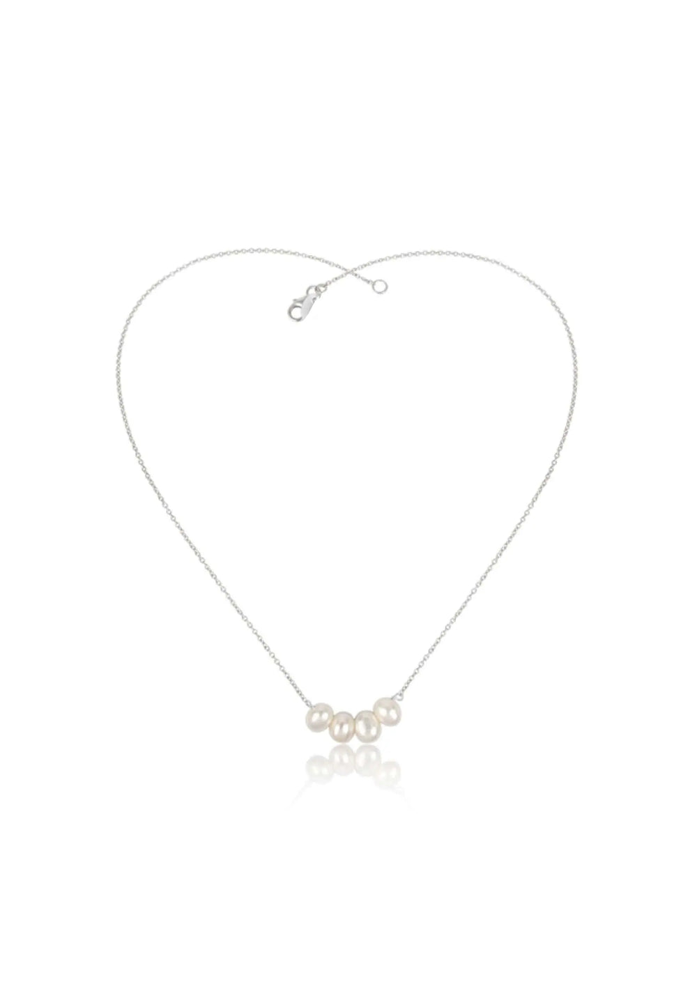 SUTTON EARRINGS & POPPY NECKLACE BRIDAL SET SILVER Lolaknightofficial