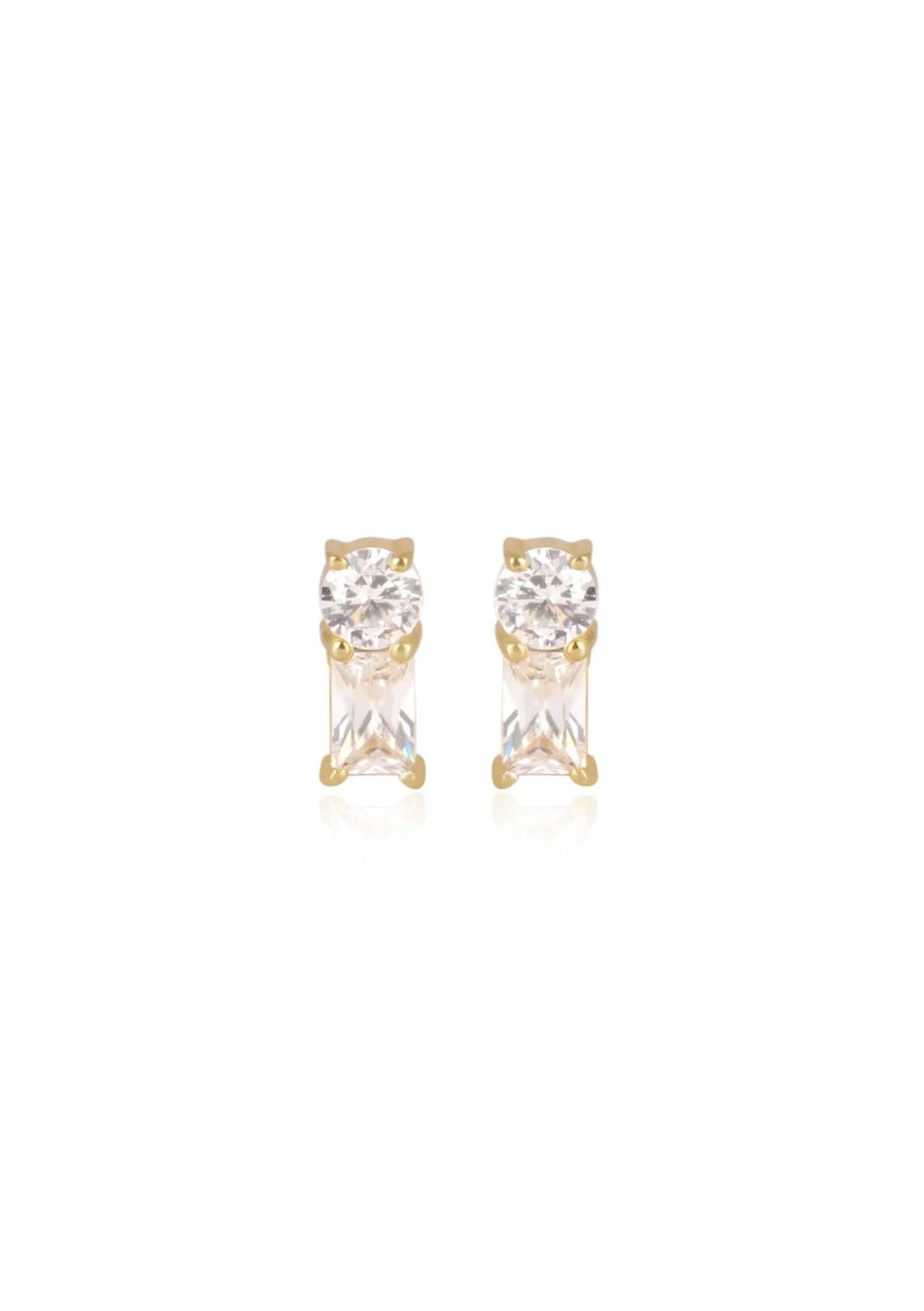 Hazel 18ct Gold Earrings - Bridal Accessories Australia