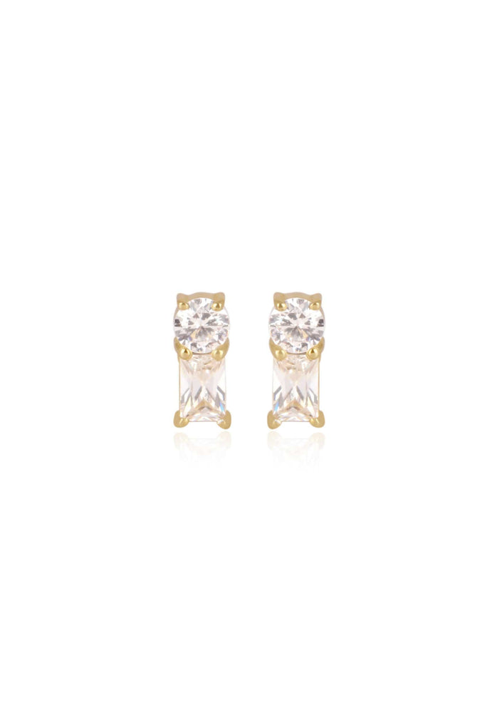 
                  
                    Load image into Gallery viewer, Hazel 18ct Gold Earrings - Bridal Accessories Australia
                  
                