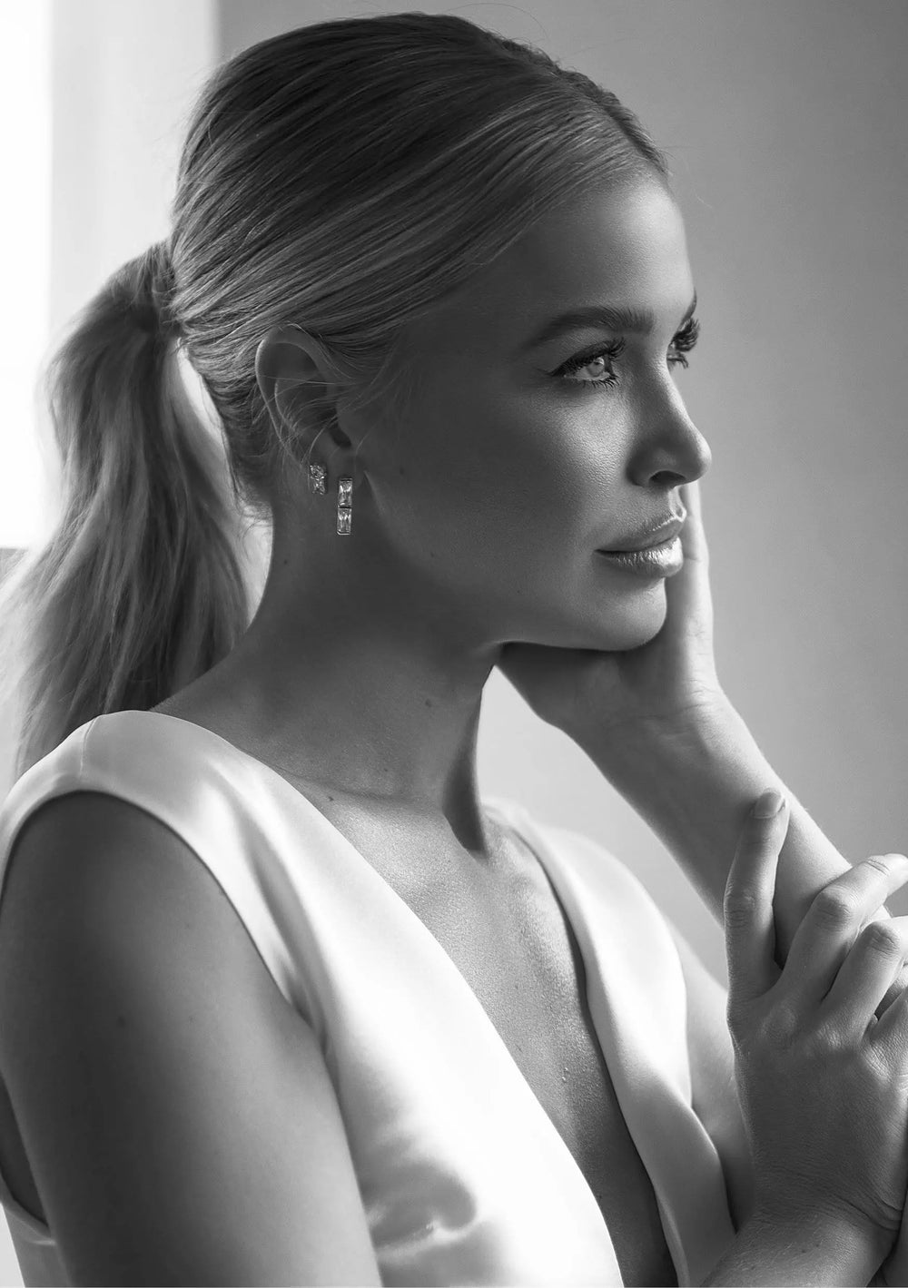 modern bridal earrings