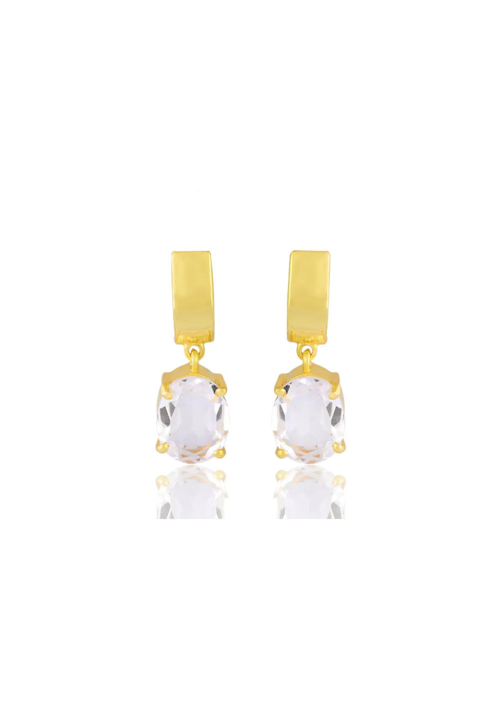 Ella 18ct Gold Earrings - Elegant Bridal Jewellery Australia