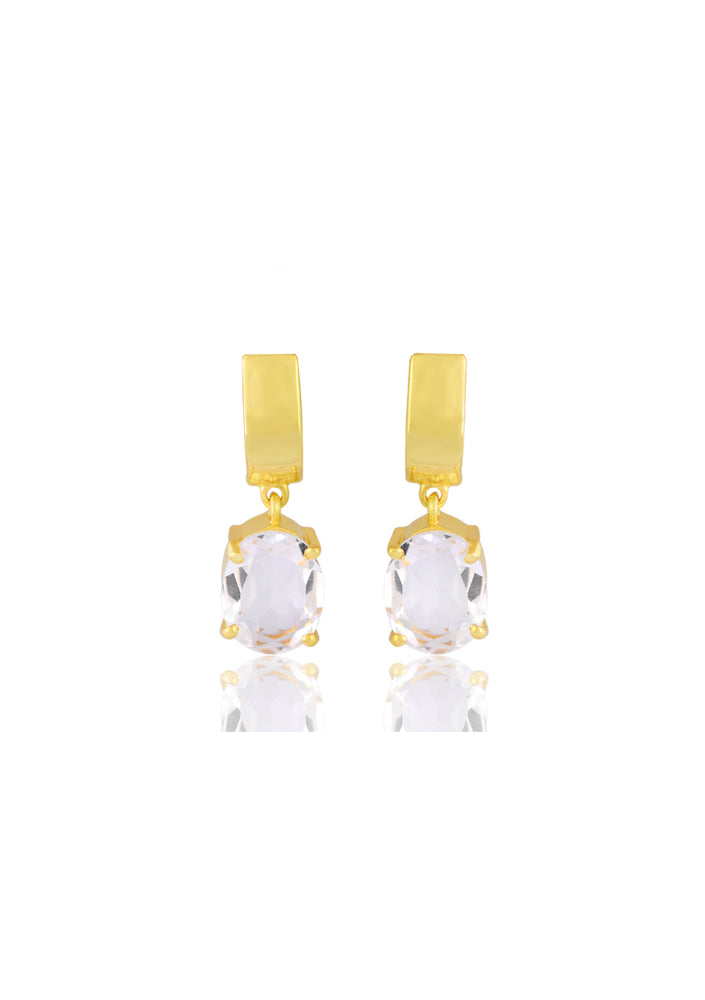 Ella 18ct Gold Earrings - Elegant Bridal Jewellery Australia