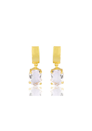 
                  
                    Load image into Gallery viewer, Ella 18ct Gold Earrings - Elegant Bridal Jewellery Australia
                  
                