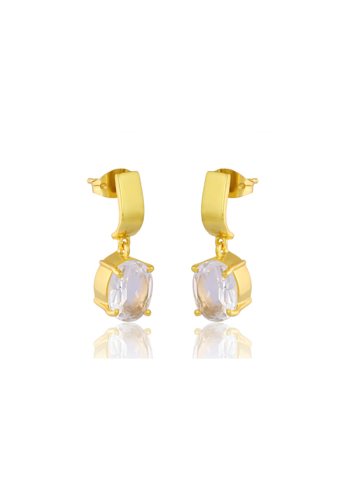 
                  
                    Load image into Gallery viewer, Ella 18ct Gold Earrings - Elegant Bridal Jewellery Australia
                  
                