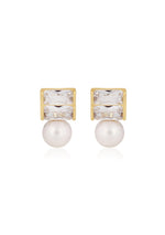 Luna Bridal 18ct Gold Earrings - Elegant Wedding Jewellery