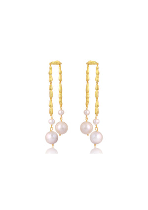 
                  
                    Load image into Gallery viewer, 18ct Gold Eden Earring - Australia&amp;#39;s Premier Bridal Choice
                  
                