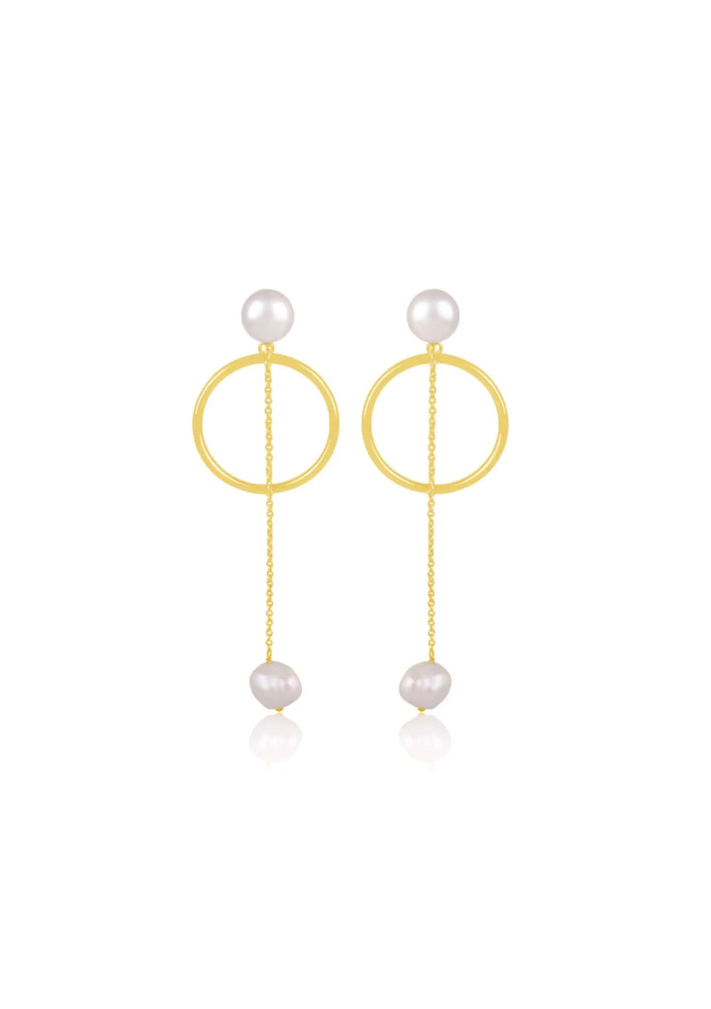 GEMMA Earrings 18ct Gold: Bridal Jewellery Australia