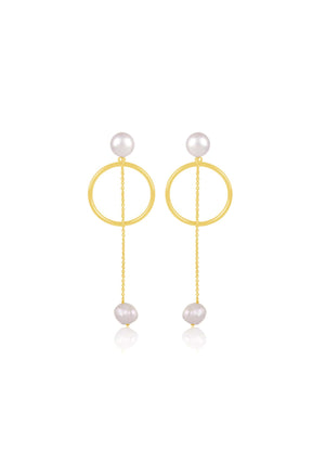 
                  
                    Load image into Gallery viewer, GEMMA Earrings 18ct Gold: Bridal Jewellery Australia
                  
                