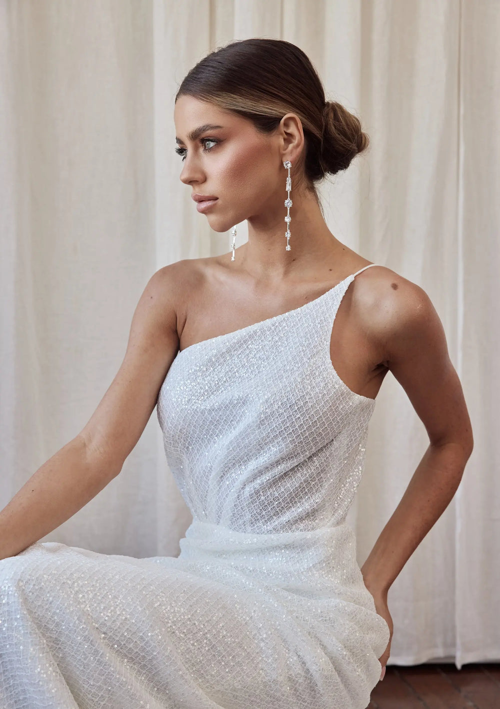 Isabella Bridal Silver Earrings - Modern Australia Earring