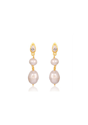 
                  
                    Load image into Gallery viewer, Lulu Earrings 18ct Gold - Bridal Jewellery Australia
                  
                