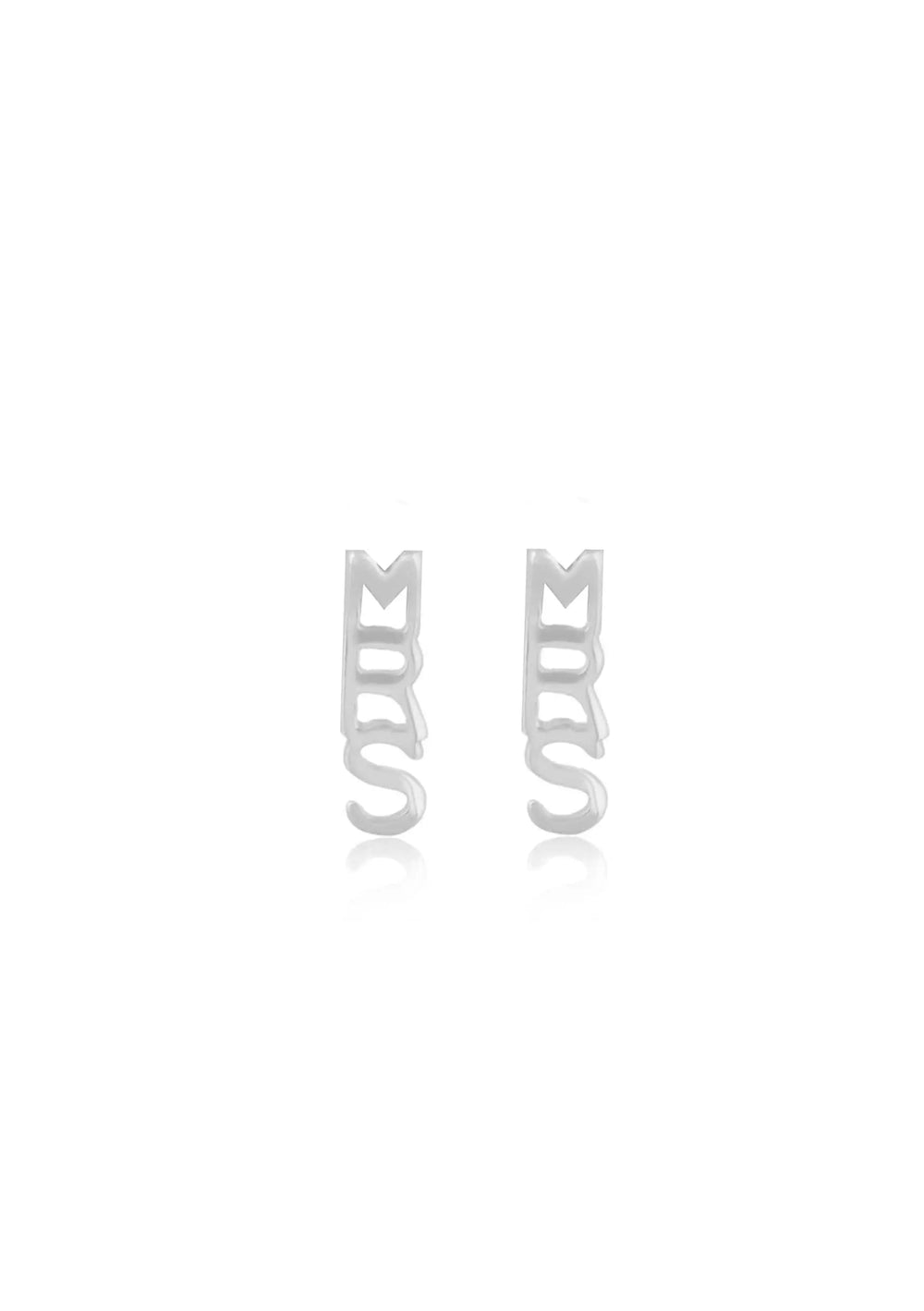MRS Bridal Earrings - Modern Wedding Jewellery Australia