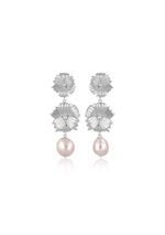 Maelle Silver Earrings - Elegant Bridal Jewellery Australia