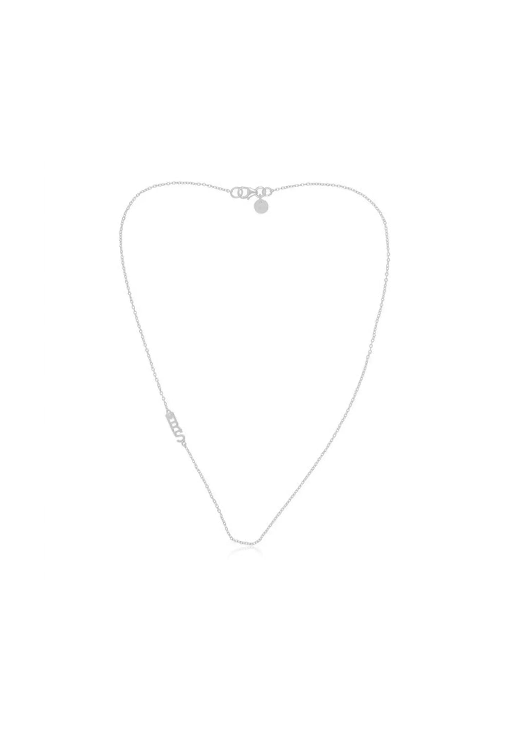  MRS Sterling Silver Necklace - Modern Bridal Jewellery