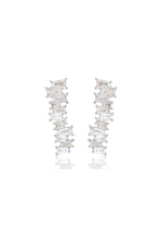 Nora Large Silver Bridal Earrings | Jewellery