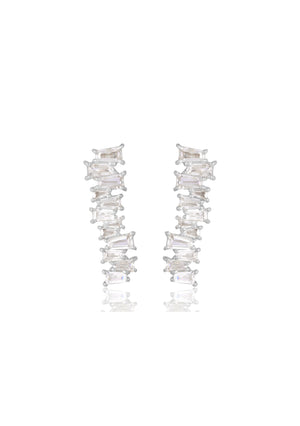 
                  
                    Load image into Gallery viewer, Nora Large Silver Bridal Earrings | Jewellery
                  
                