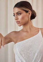 REMI -Modern Bridal Silver Earring - LOLAKNIGHT Australia