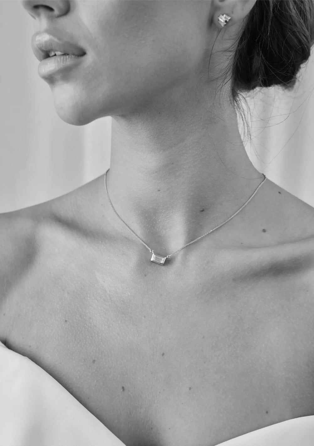  ALINA Necklace Elegance - Silver Bridal Jewellery Australia