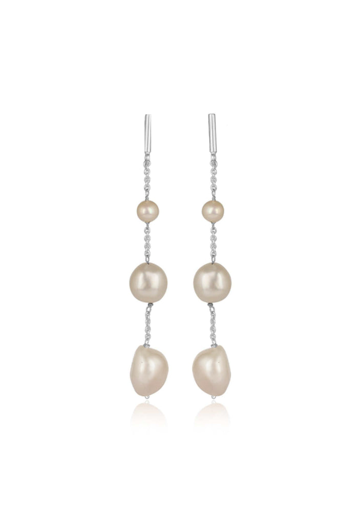 Pearl bridal earrings