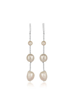 Pearl bridal earrings