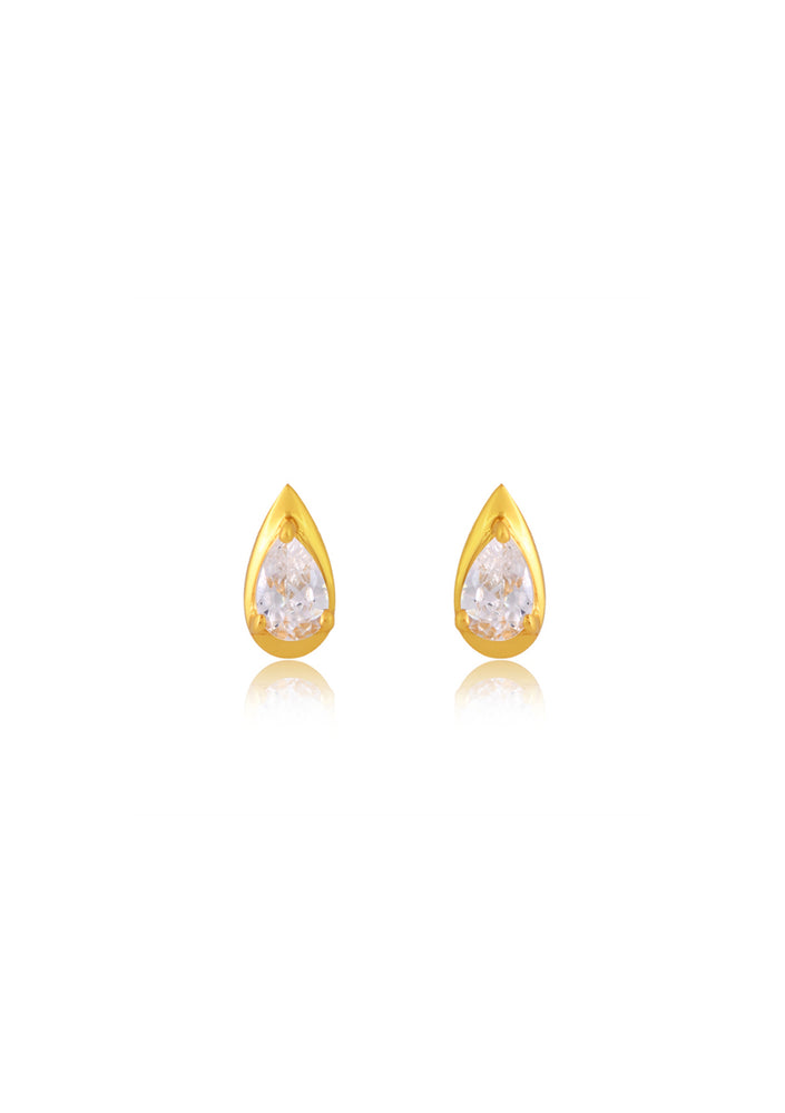 Australia's Bridal 18ct Gold Cubic Zirconia Earrings