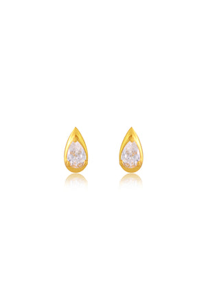 
                  
                    Load image into Gallery viewer, Australia&amp;#39;s Bridal 18ct Gold Cubic Zirconia Earrings
                  
                
