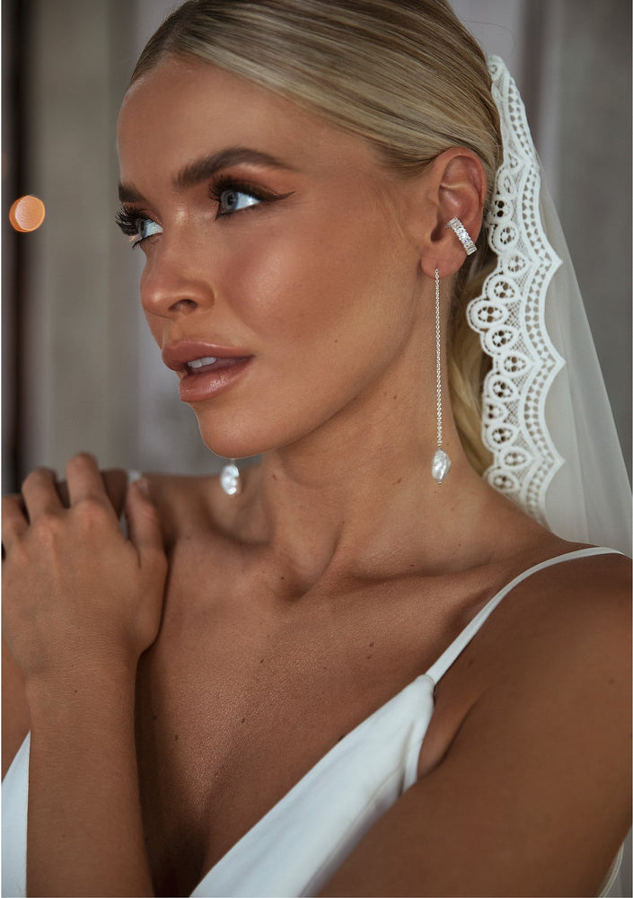 
                  
                    Load image into Gallery viewer, Crystal Bridal Earrings
                  
                