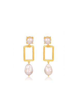 
                  
                    Load image into Gallery viewer, Lottie 18ct Gold Bridal Earrings - Accessories Australia
                  
                