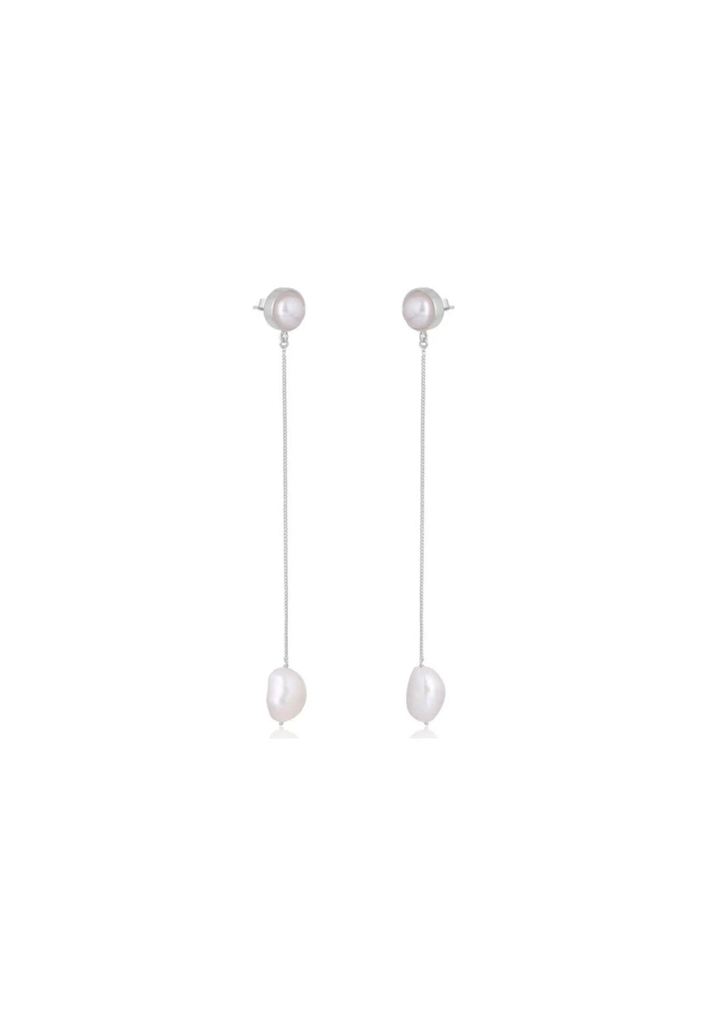Elegant Maya Silver Earrings - Bridal Jewellery Australia
