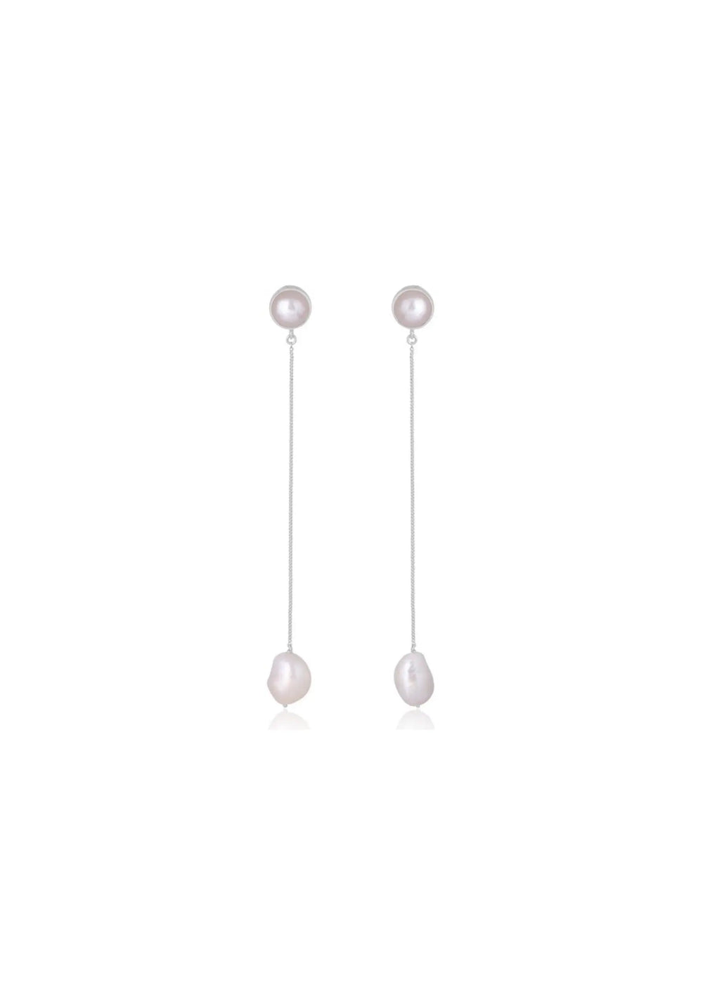 Elegant Maya Silver Earrings - Bridal Jewellery Australia