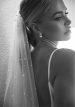 Elegant Luna Earrings Silver - Bridal Jewellery Australia